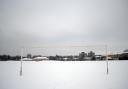 Sutton was hit by snow last weekend