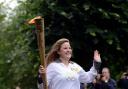 Lisa Austin, from Tadworth, carried the flame through Crawley
