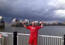 Ed Vanson, of Pelman Way in Epsom, ran 184 miles from the Cotswolds to Woolwich along the River Thames.