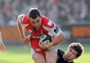 Flying in: Olly Barkley in action for Gloucester  Picture: Action Images