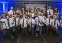 Winners: Sutton & Epsom RFC, with Sam Phillips (back row, second from right) were named sports club of the year at the Epsom & Ewell Sports Awards on Tuesday night                All pictures: SP93670