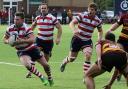 Going forward: Rosslyn Park's Matt Hawke goes on the attack in the weekend win over Ampthill                           Picture: David Whittam