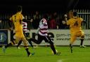 First start: Aaron Morgan made his Kingstonian debut in Saturday's 3-1 win over Merstham