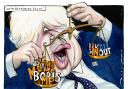 Brexit and Bremain camps both lampooned at EU referendum political cartoon exhibition