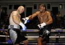 Talker: Craig Richard, right, in action                    Matchroom Boxing/Lawrence Lustig
