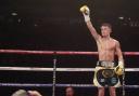 Ticking over: Charlie Edwards, seen here in a November win over Phil Smith, is back in the ring this weekend