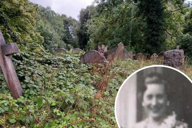 Overgrown graves, Mary Elizabeth Jackson