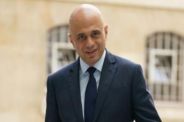 Health Secretary Sajid Javid as he arrives at BBC Broadcasting House, London, to appear on the BBC1 current affairs programme, The Andrew Marr show. (photo: PA)