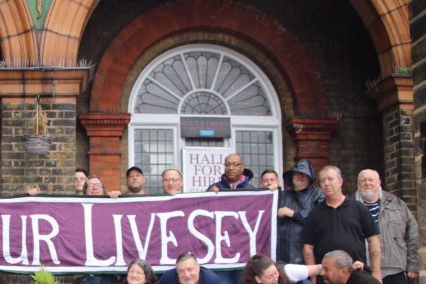 Locals come out in support of the Livesey. Credit: Nina Power