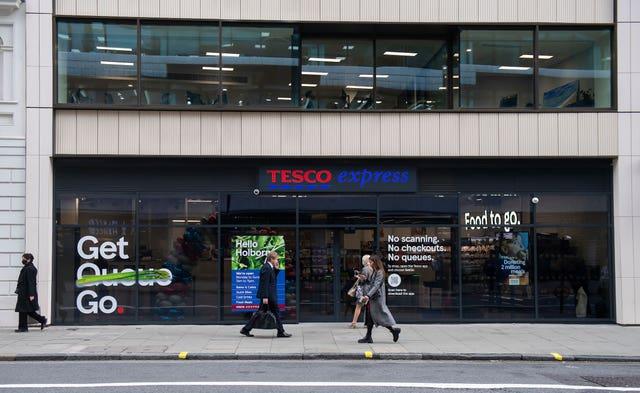 Tesco launches its first “frictionless” store in Holborn, London (Ben Steven/Parsons Media/PA)