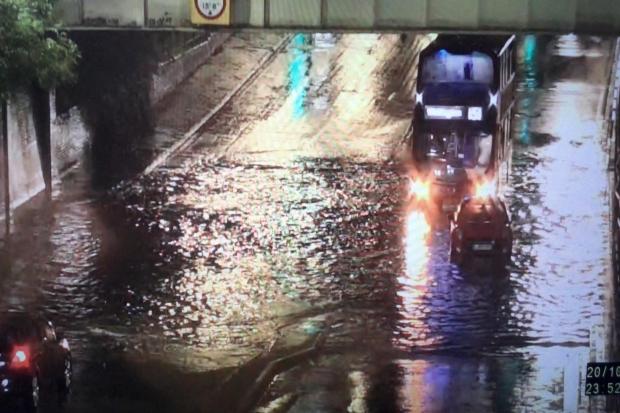 Flooding in Sutton - here are the roads to avoid (photo: Sutton Police)