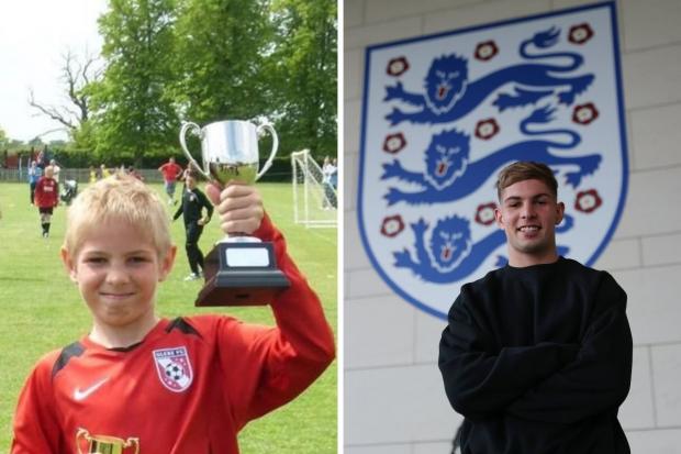 Croydon-born Emile Smith Rowe played for Bromley-based Glebe FC as a youngster and has now been called to play for England (photo: Glebe/England)