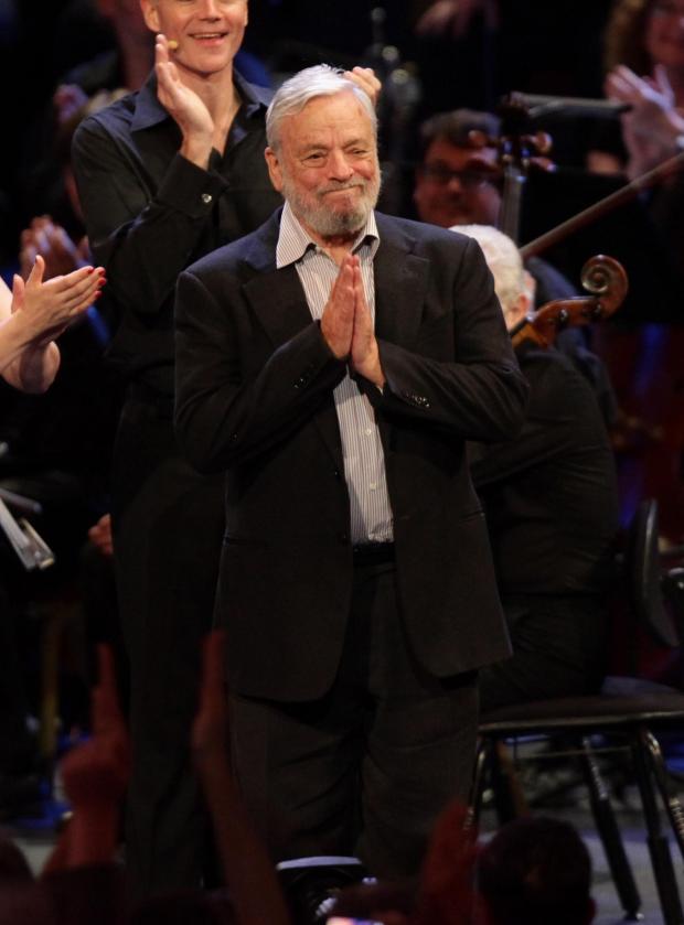 Your Local Guardian: Stephen Sondheim taking an applause during the finale of BBC Proms in 2010. Credit: PA