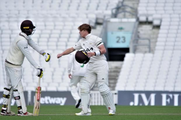 Your Local Guardian: Ben Foakes batting for Surrey with Ollie Pope Photo: Mark Sandom