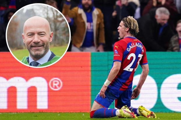 Alan Shearer has named Crystal Palace midfielder Conor Gallagher in his team of the season so far