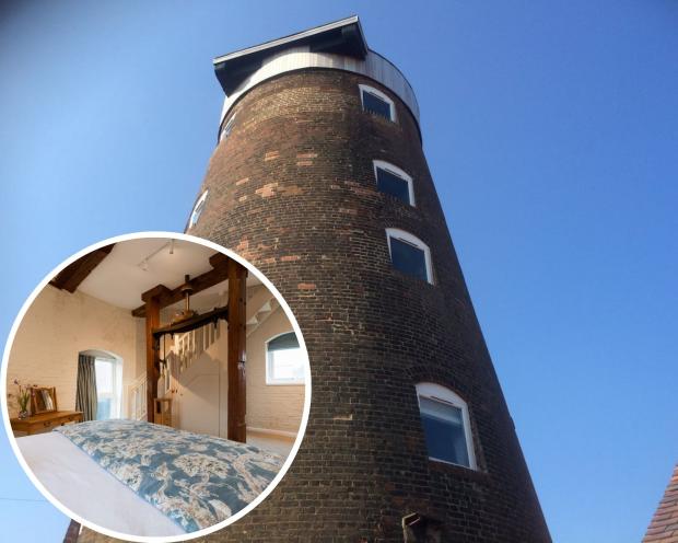 Your Local Guardian: Trickers Mill in Woodbridge, East Suffolk. Picture: Airbnb