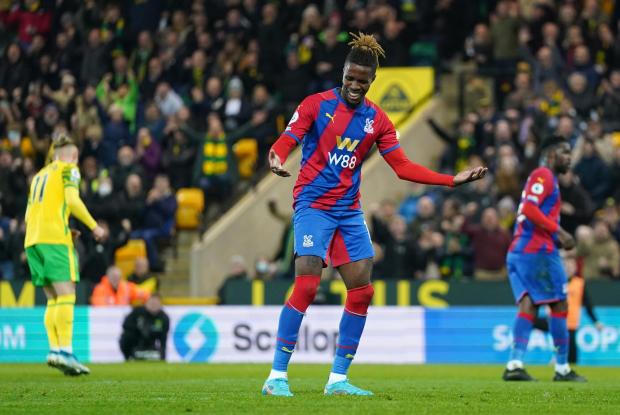 Your Local Guardian: Wilfried Zaha, who fluffed his lines as he missed a penalty in Crystal Palace's draw at Premier League rivals Norwich on Wednesday night.