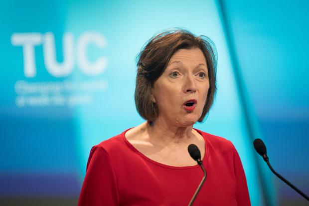 Your Local Guardian: Frances O'Grady criticised the Government for not doing enough (PA)