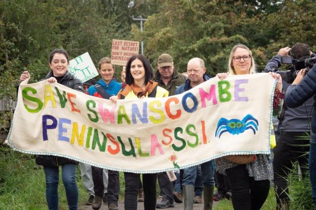 Rally at Swanscombe Peninsula, photo Richard Bayfield