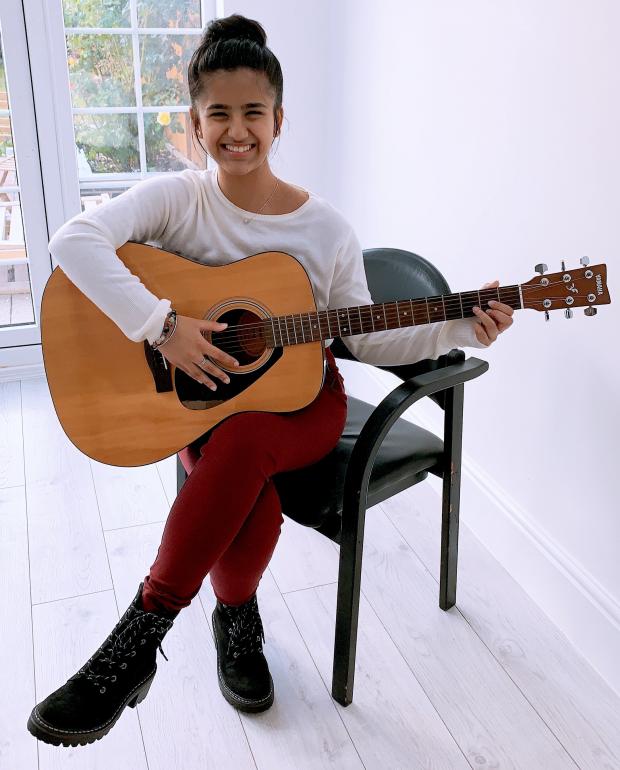 Your Local Guardian: Tanushree Nag recorded her song, Pave The Way, as part of winning the Jack Petchey Anthem Competition 
