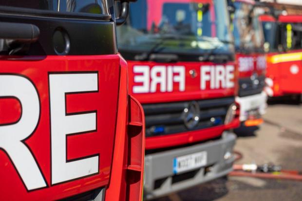 London Fire Brigade was called to Hackbridge Road in Hackbridge at 7.11pm