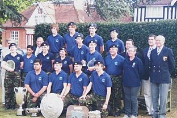 Top of the shots: The Epsom College team