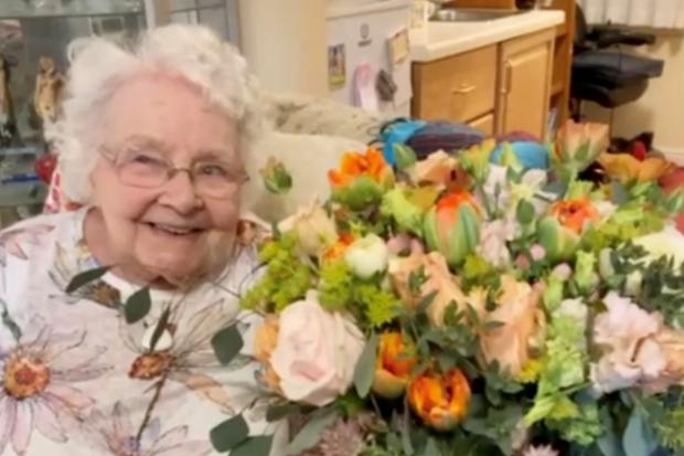 Liam Neeson sends Purely care home resident 94th birthday gift