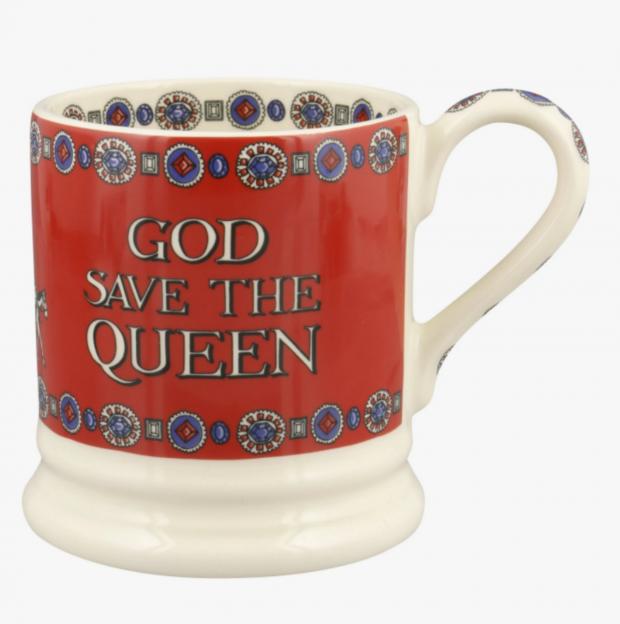 Your Local Guardian: Queen's Platinum Jubilee God Save The Queen 1/2 Pint Mug (Emma Bridgewater)) 