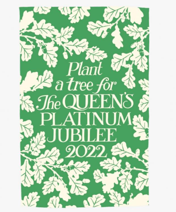 Your Local Guardian: Jubilee Tree Planting Tea Towel (Emma Bridgewater)