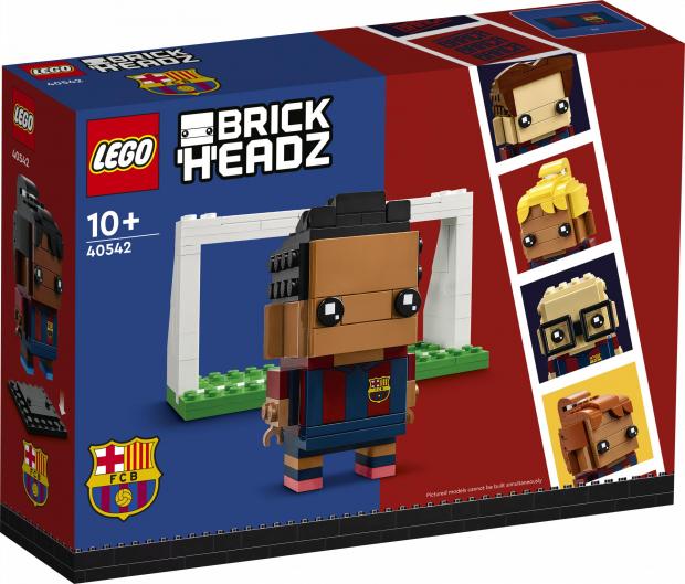 Your Local Guardian: LEGO® BrickHeadz™ FC Barcelona Go Brick Me. Credit: LEGO