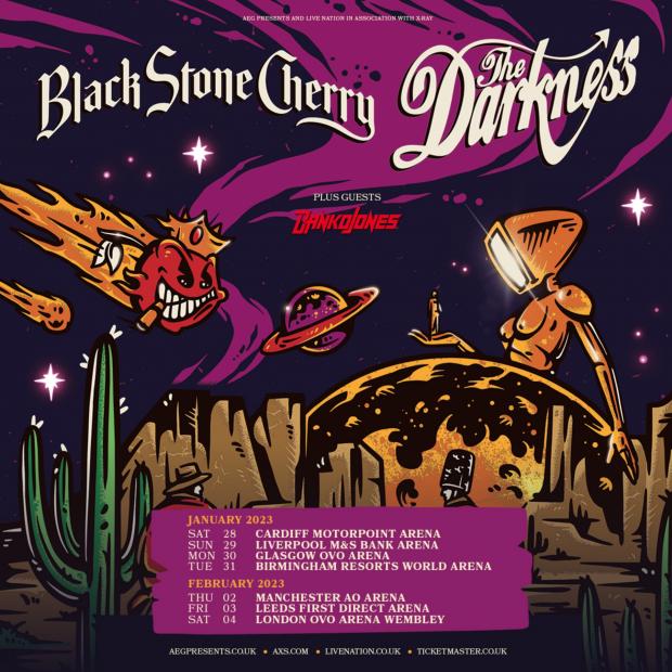 Your Local Guardian: The Darkness and Black Stone Cherry announce tour: How to get tickets (Live Nation)