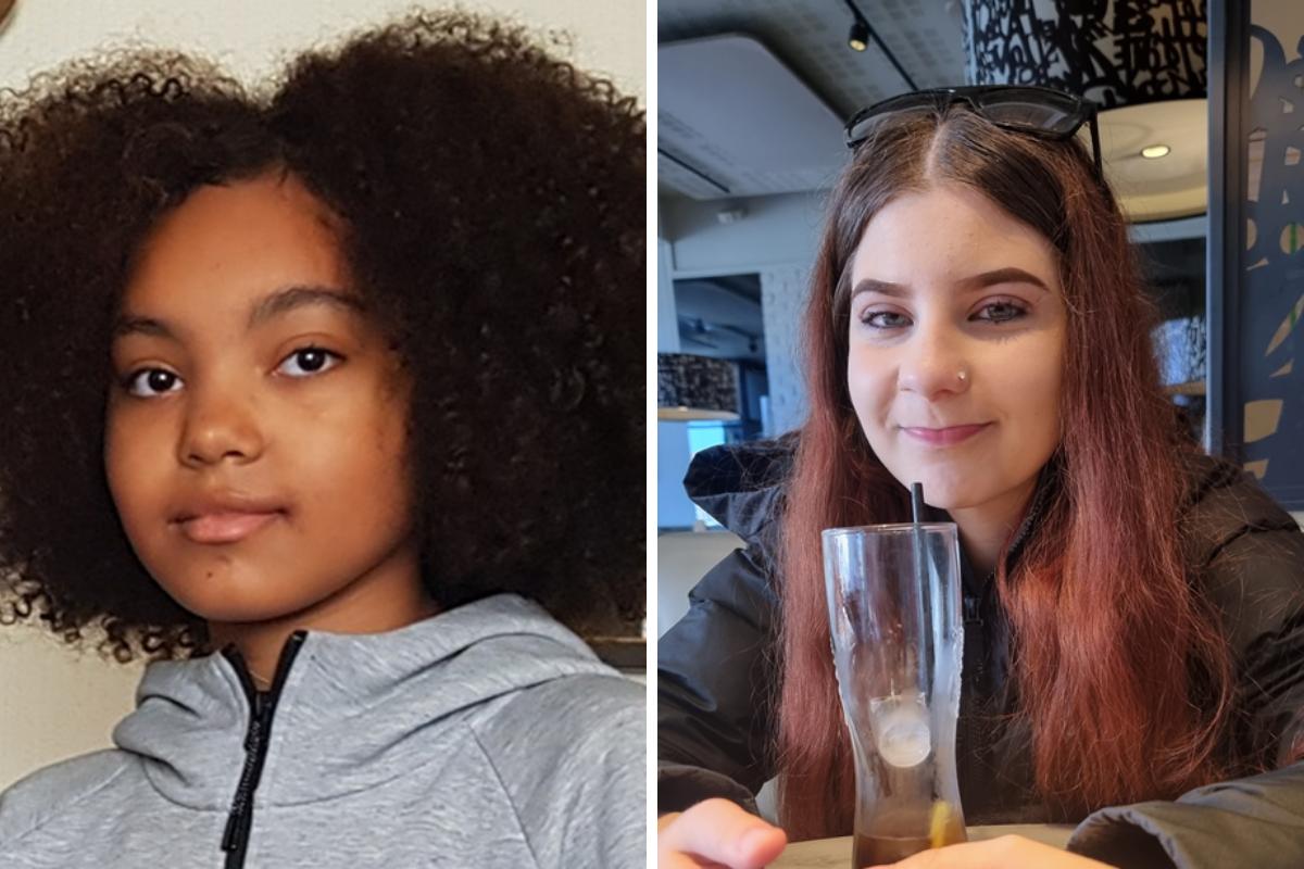 Annie (right) and Antonia (left) have both been missing from Croydon since Friday and are known to each other