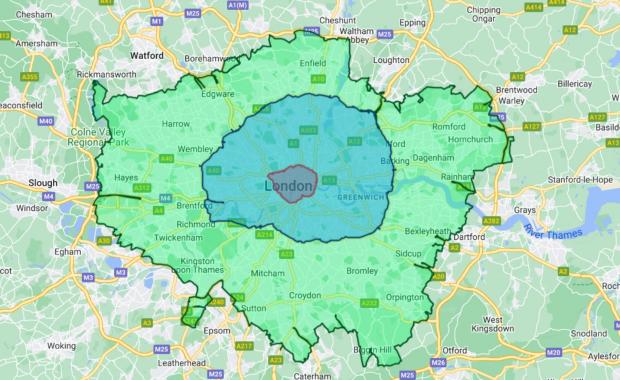Your Local Guardian: The ULEZ expansion map (TfL)