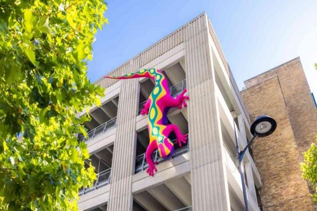 One of the inflatables on show in Croydon from Designs in Air (photo: Croydon BID)