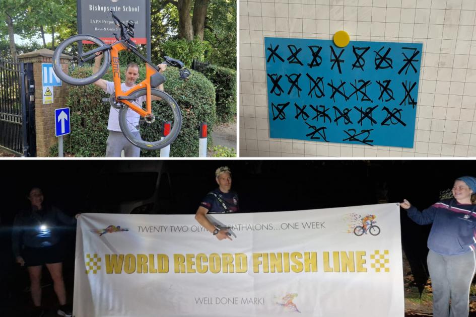 Record-breaking triathlons for brother who died in Croydon stabbing