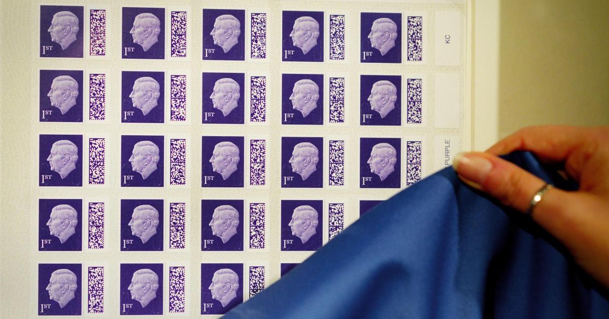 Royal Mail unveils first look at stamps featuring King Charles portrait
