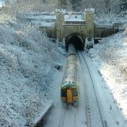 Train operators have faced problems in this morning's snowy conditions