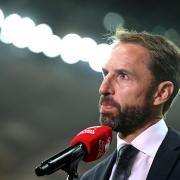 England manager Gareth Southgate speaks to the media. Rafal Oleksiewicz/PA Wire..