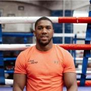 Boxing legend Anthony Joshua in Croydon with Love Hemp