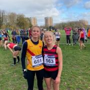 Hercules Wimbledon’s Ellen Weir (left) and Herne Hill’s Phoebe Anderson who both qualified for the European championship
