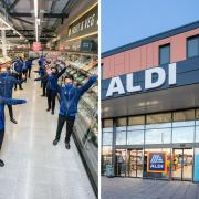 The Aldi store in London Road, Sutton opened today at 8am
