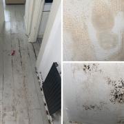 The property is ridden with damp and mould