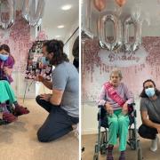 Joe Wicks visited Marjorie Agass at Care UK’s Tennyson Grange care home in Sutton