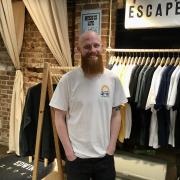 Giorgio Podesta is the manager at The Projekt Store menswear shop in Sutton (photo: Tara O'Connor)