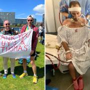 Lloyd McMillan and Matthew Lloyd ran Copenhagen Marathon on May 15 to raise money for Guy’s & St Thomas’ Charity as a “thank you” for saving Brian’s life