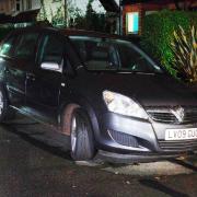 The Vauxhall Zafira used by Grant