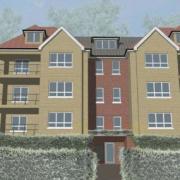 A CGI of the new flats in Riddlesdown Road. Credit: Mantle Developments
