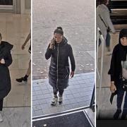 Officers are renewing their appeal to speak to the women pictured in CCTV footage