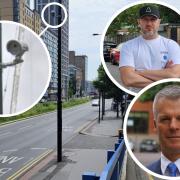 Celebrity lawyer Nick Freeman, AKA Mr Loophole (bottom right), has urged Croydon Council to repay thousands of road fines uncovered by motorist Martin best (top right)