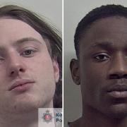 Ciaran Stewart (left) and Kelvin Amoako (right) have been jailed for murder